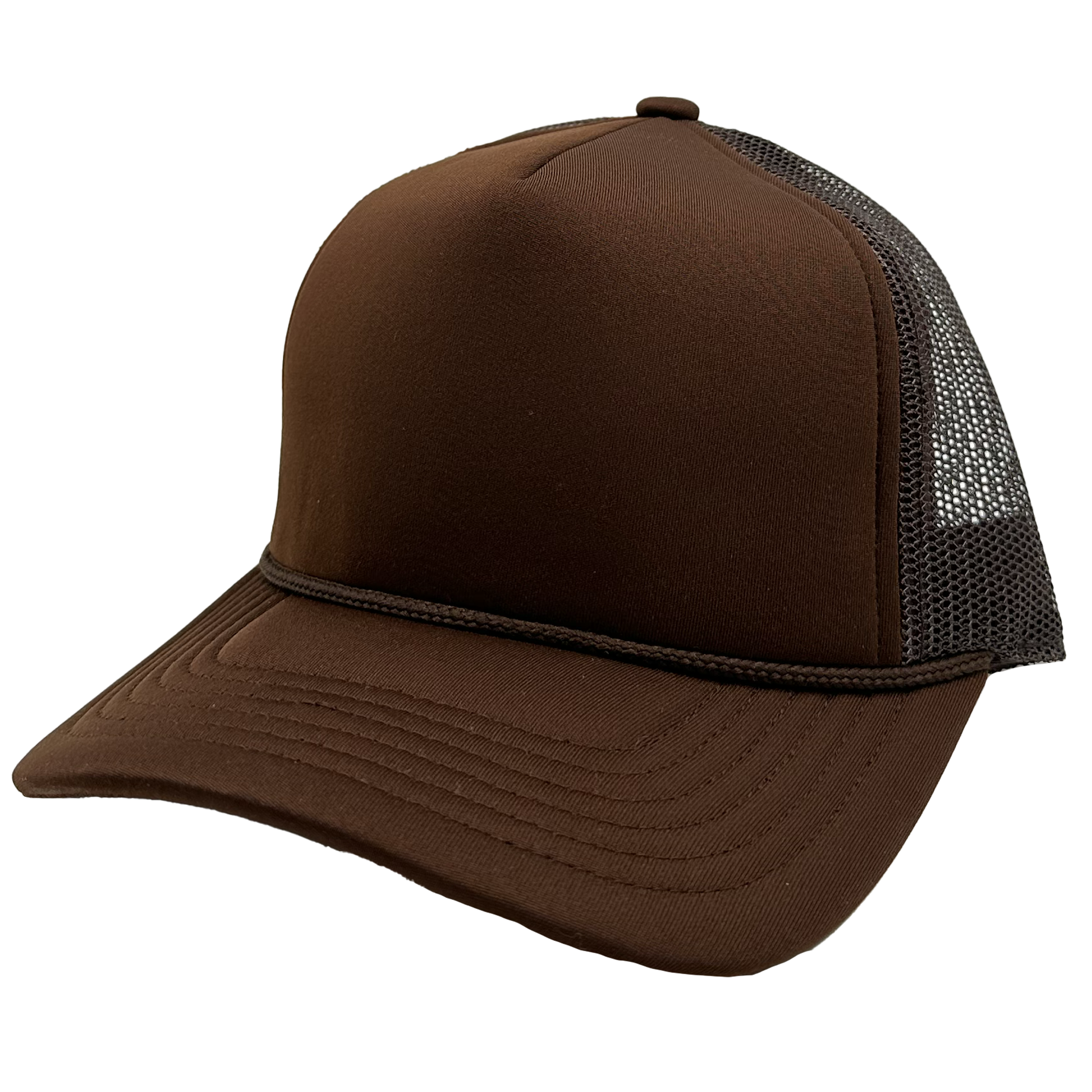GNV-1222FT - Foam Trucker Cap - Brown / One Size - CAPS