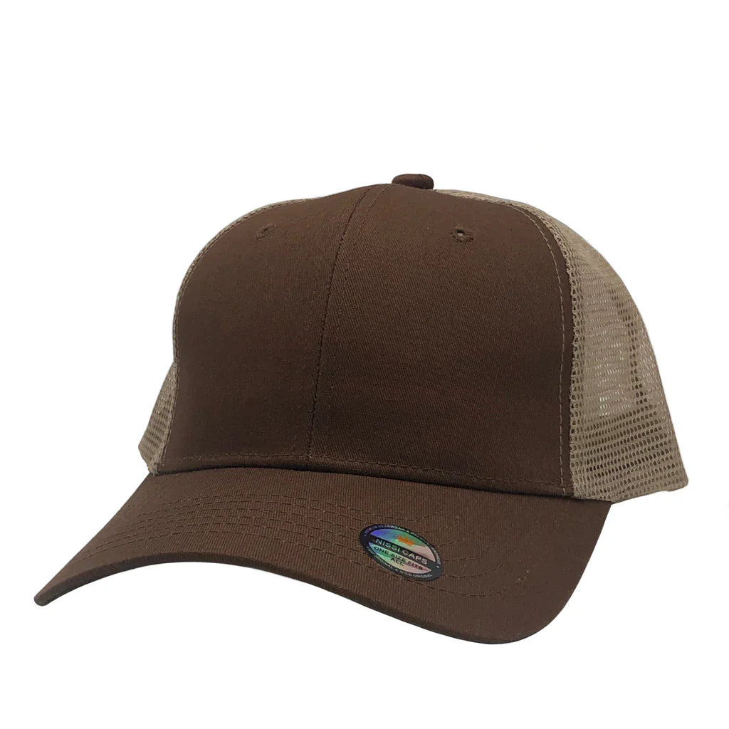 GN-1020 - Trucker Mesh - Brown Khaki / One Size - CAPS