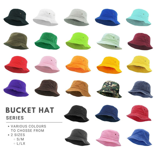 Bucket Hat - Multi-Coloured S/M & L/XL Sizes
