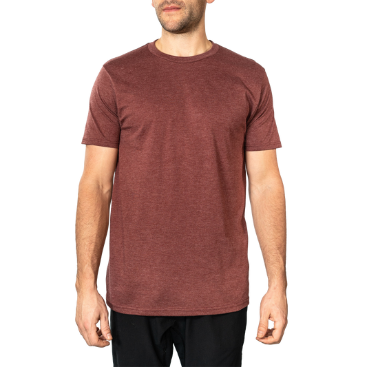 47146 - Men’s London Tee - Burgundy Heather / XS - TEES