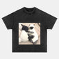 CAT PLAYING SHEEP T-SHIRT