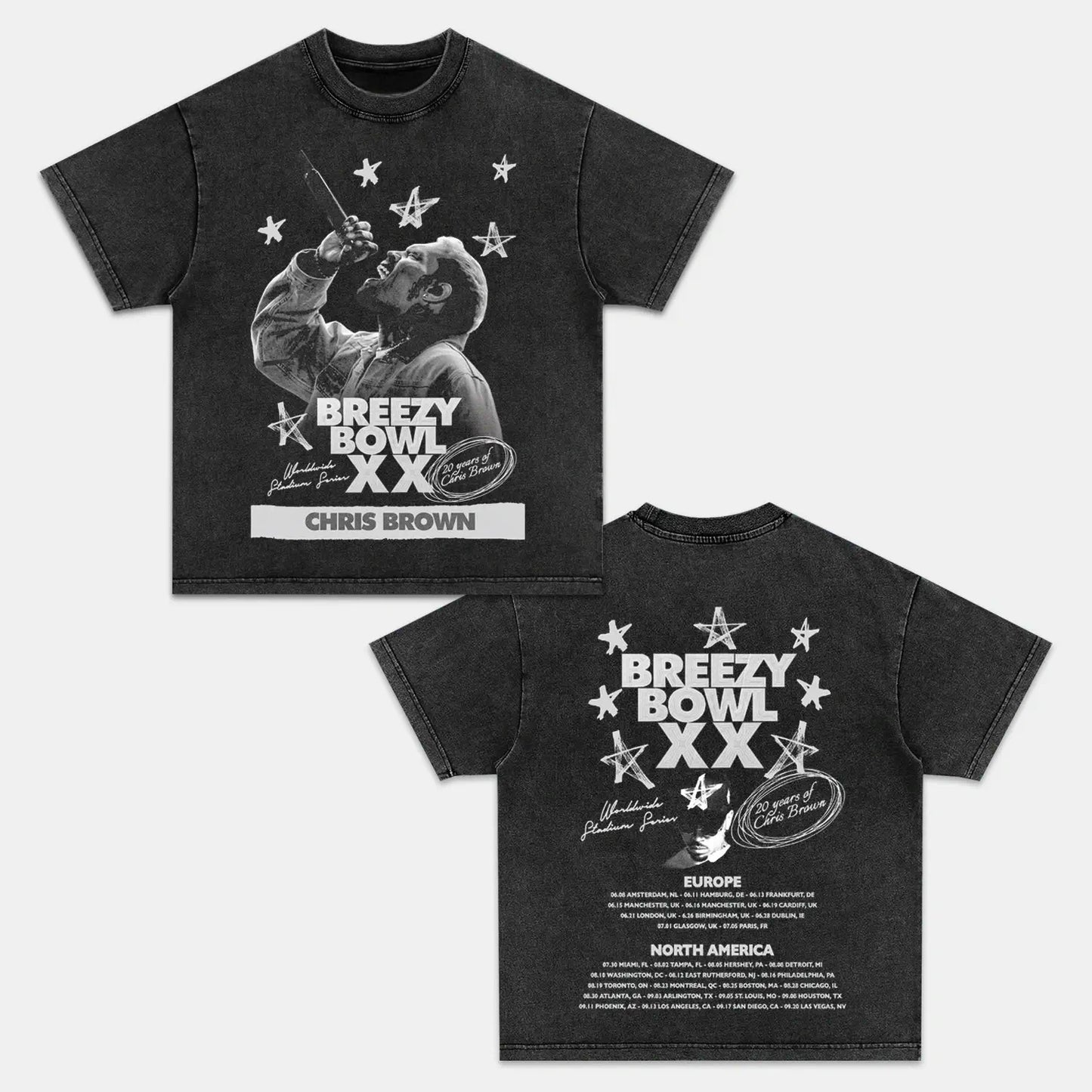 Chris Brown: Breezy Bowl Tour Tee V7