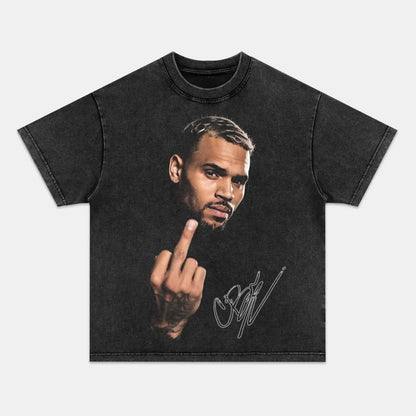 Chris Brown: Music icon Tee V6