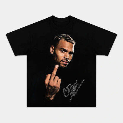 Chris Brown: Music icon Tee V6