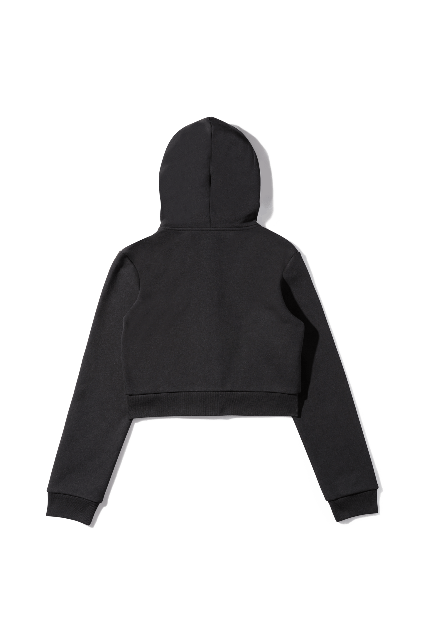 Cropped Full Zip Body Bag Hoodie