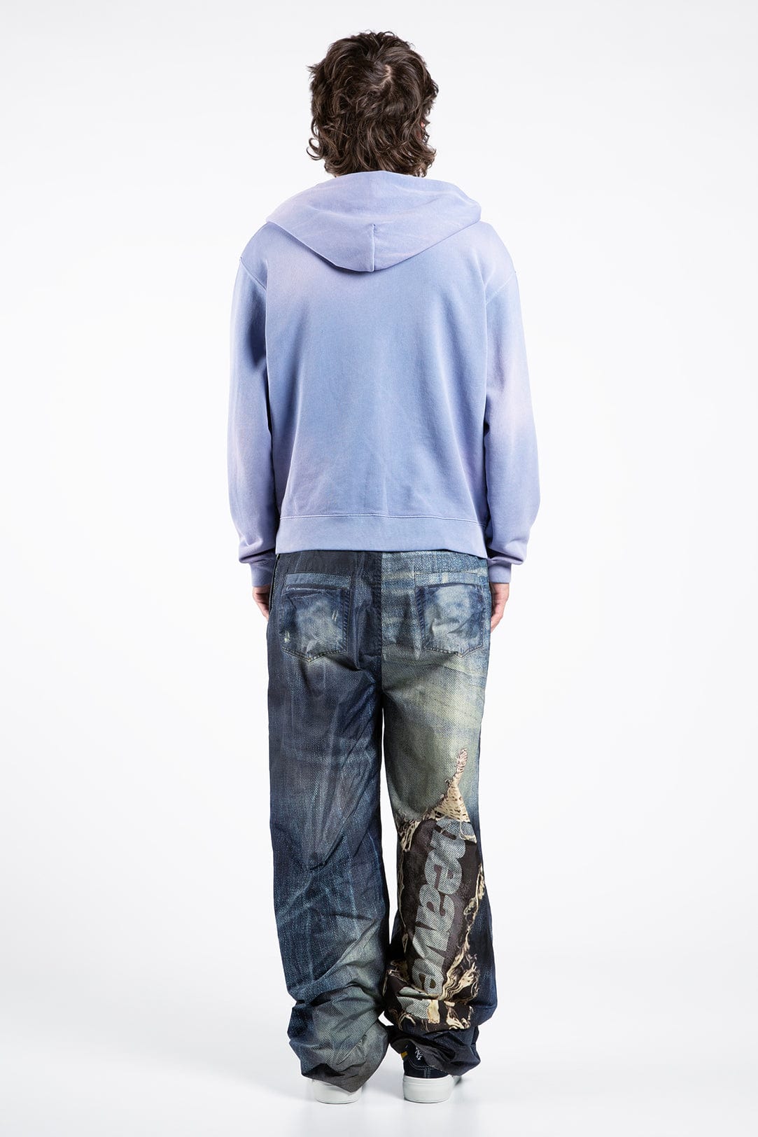 Exclusive Cross Country Zip Hoodie - Distressed Lavender Haze