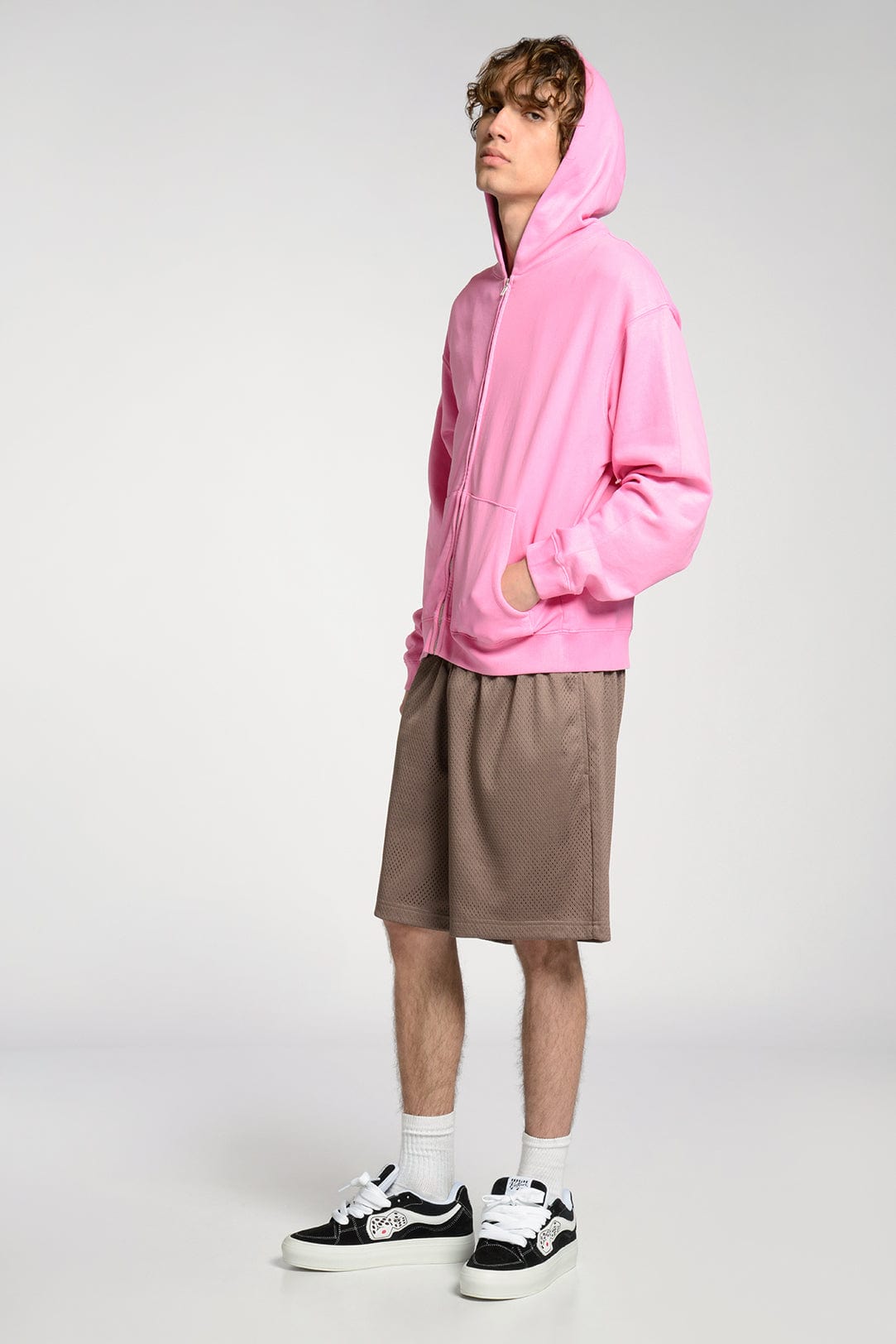 Exclusive Cross Country Zip Hoodie - Plastic Pink