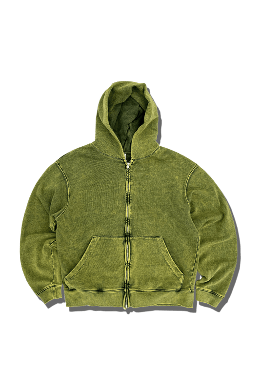 Exclusive Cross Country Zip Hoodie - Green Venom