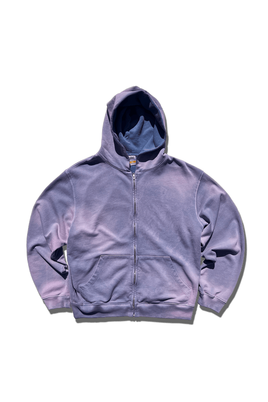 Exclusive Cross Country Zip Hoodie - Distressed Lavender Haze