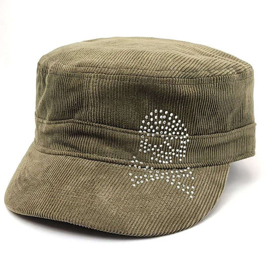 Cadet Cap - 9717 Corduroy Multi-Coloured - Olive / OSFA