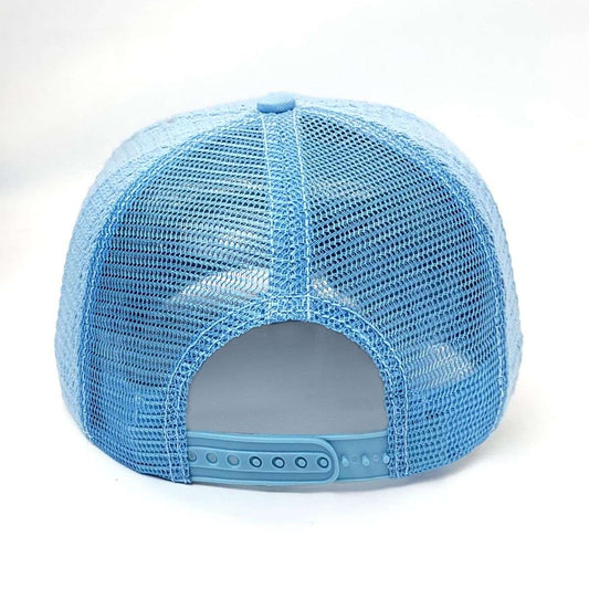 Cadet Cap -7272 Knitted Mesh Back Sky Blue - OSFA