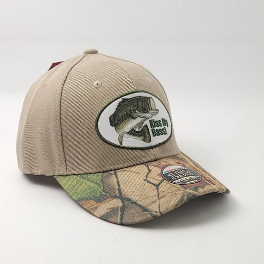 Fishing Cap - ’Kiss My Bass Patch’ Logo 3102