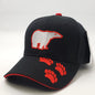 Canadian Polar Bear Cap - Multi-Coloured Adjustable - OSFA / Black - Canada