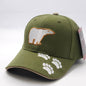 Canadian Polar Bear Cap - Multi-Coloured Adjustable - OSFA / Olive - Canada