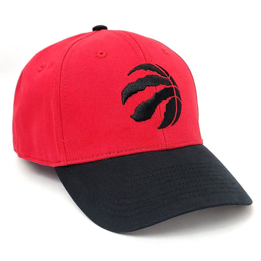 Toronto Raptors Cap - Basic Red & Black 2 Tone with Alt logo Adjustable BSRD2TALTOS - OSFA - NBA