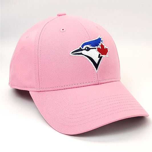 Youth - Toronto Blue Jays Cap - Basic Pink Adjustable Velcro Closure BSPKY - OSFA - MLB