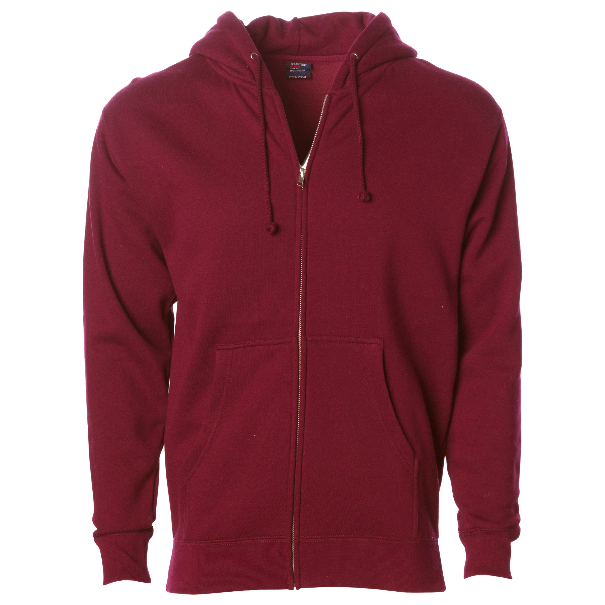 IND4000Z - Men’s Heavyweight Zip Hooded Sweatshirt - Cardinal / XS - CLOSE