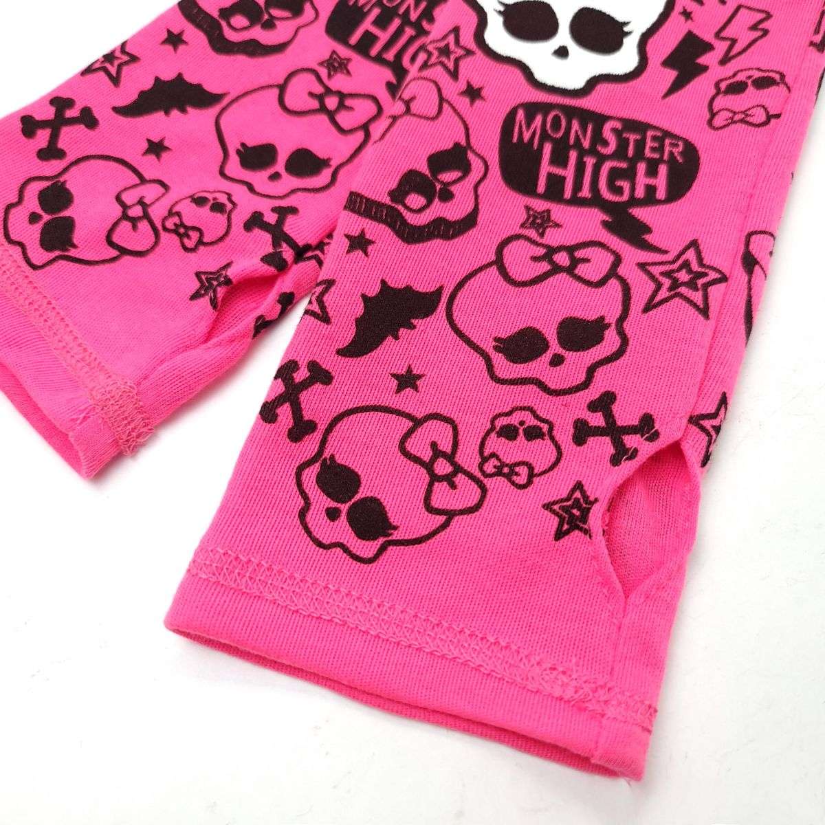 Youth - Monster High Arm Warmers Hot Pink - Character Knit Toque Set