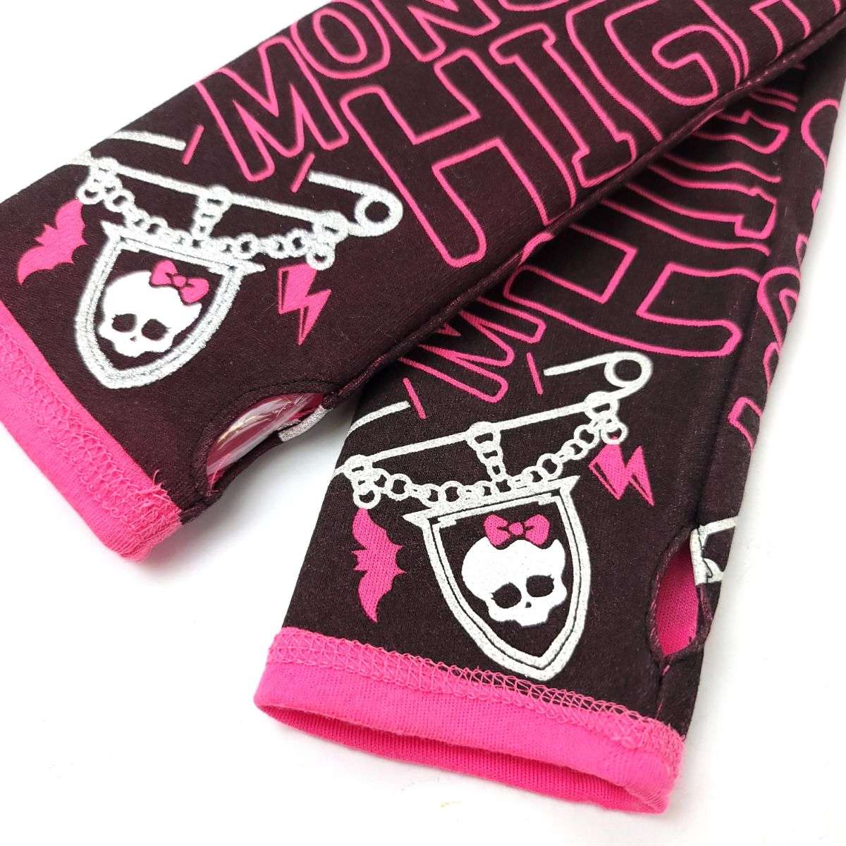 Youth - Monster High Arm Warmers Black - Character Knit Toque Set