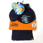 Toddler - Diego 3 pieces set Winter hat Mittens & Scarf Multi-Coloured - Navy/Orange / Character Knit Toque Set