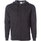 AFX4000Z - Lightweight Zip Hooded Sweatshirt - Charcoal Heather / XS - ZIPS