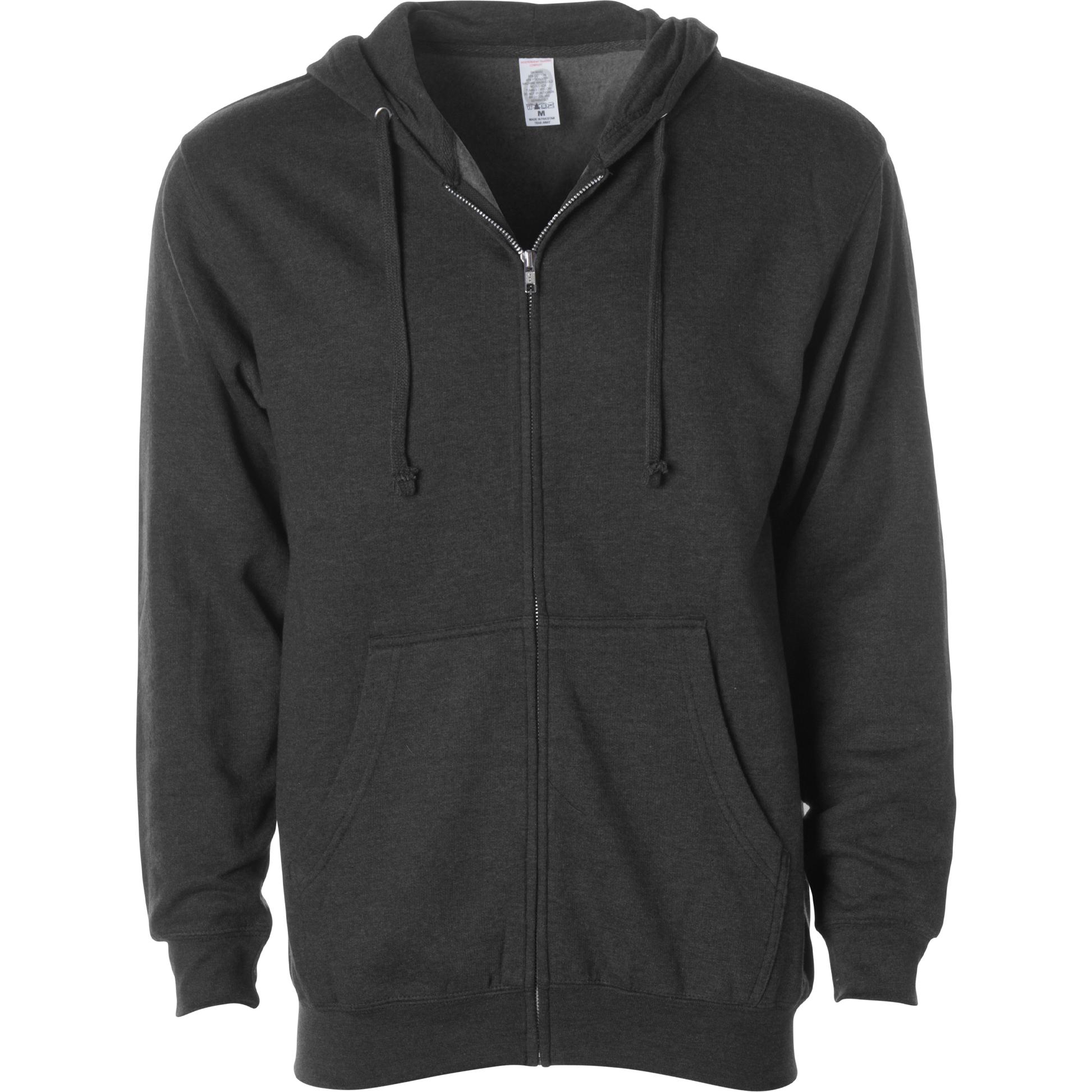 SS4500Z - Midweight Zip Hooded Sweatshirt - Charcoal Heather / XS - ZIPS