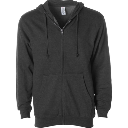 SS4500Z - Midweight Zip Hooded Sweatshirt - Charcoal Heather / XS - ZIPS