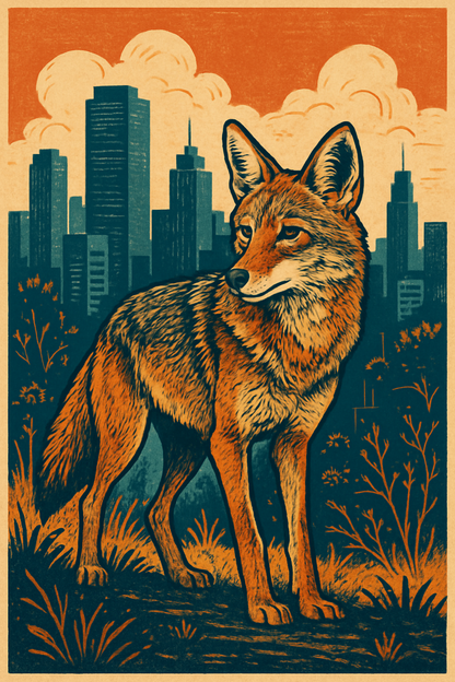 Urban Coyote Vintage Tee – Wildlife Supply Co.