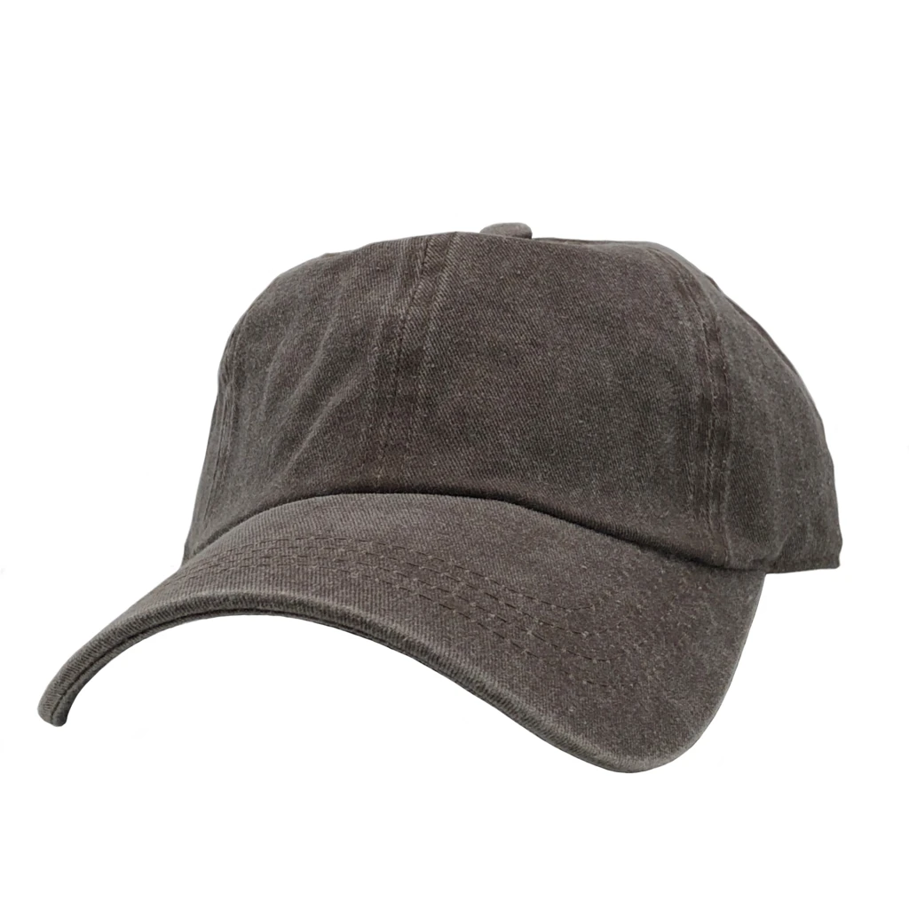 AS-1100 - Cotton Twill Premium Pigment Dyed Cap - Chocolate / One Size - CAPS