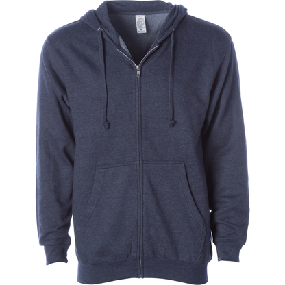 SS4500Z - Midweight Zip Hooded Sweatshirt - Classic Navy Heather / XS - ZIPS