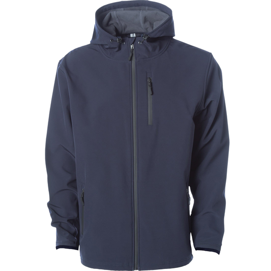 EXP35SSZ - Poly Tech Water Resistant Soft Shell Jacket - Classic Navy / XS - COATS & JACKETS