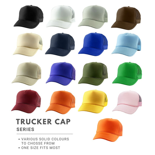 Trucker Cap - NS Solid Colours - Plain