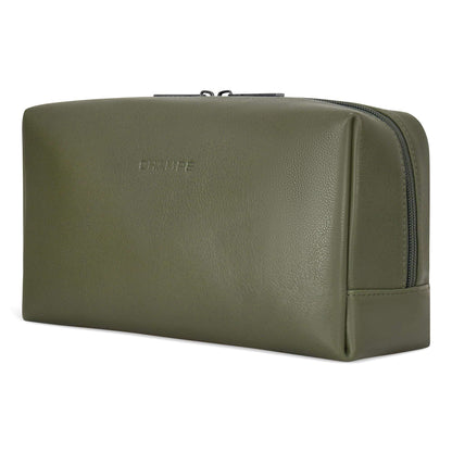 Onyx / Leather Toiletry Bag