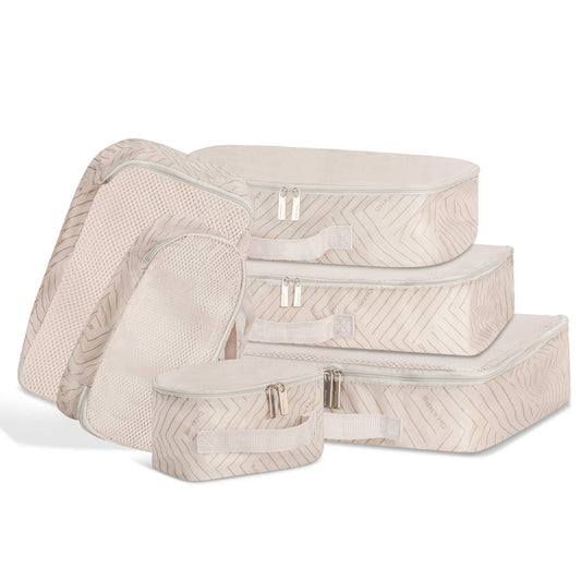 Vintage / Travel Packing Cubes / 6-Piece Set