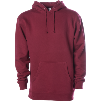 IND4000 - Men’s Heavyweight Pullover Hoodie - Currant / XS - CLOSE