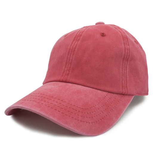 GN-1003 - Pigment Dye Cap - Red / one size - CAPS