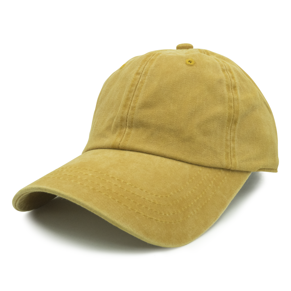 GN-1003 - Pigment Dye Cap - Gold / one size - CAPS