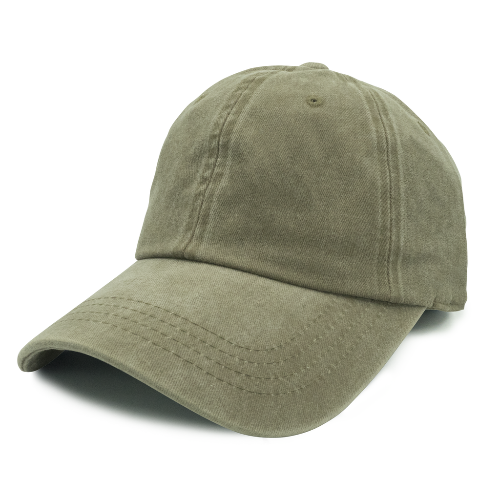GN-1003 - Pigment Dye Cap - Dark Beige / one size - CAPS