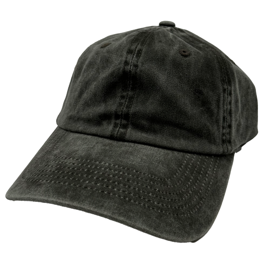 GNV-1003 - Pigment Dye Cap - Dark Green / One Size - CAPS