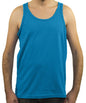 47294 - New Men’s Tank Top - Turquoise Heather / S - CLOSE