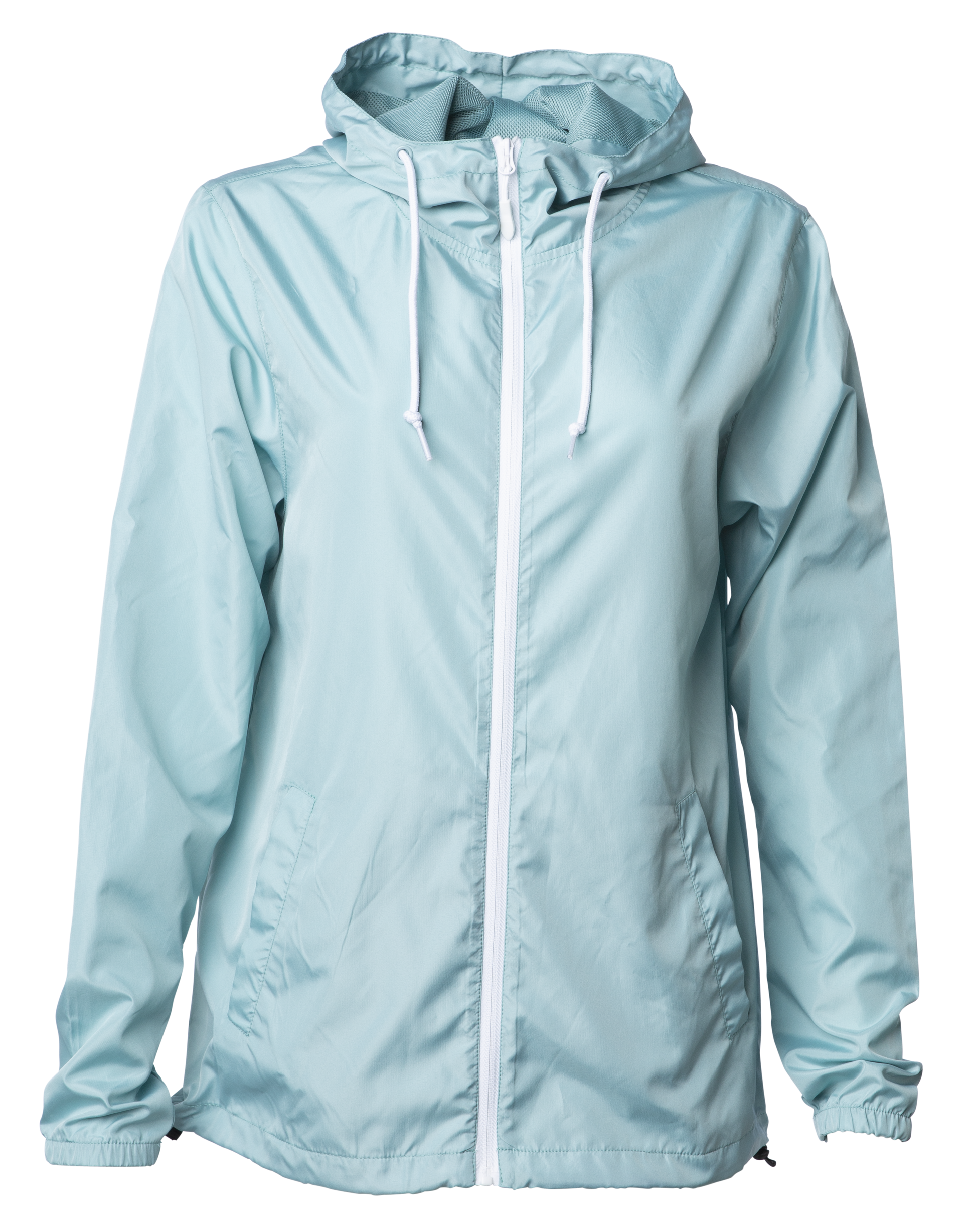 EXP54LWZ - Lightweight Windbreaker Jacket - Aqua White / XS - COATS & JACKETS