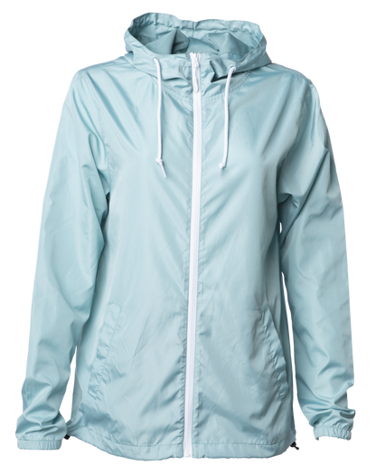 EXP54LWZ - Lightweight Windbreaker Jacket - Aqua White / XS - COATS & JACKETS