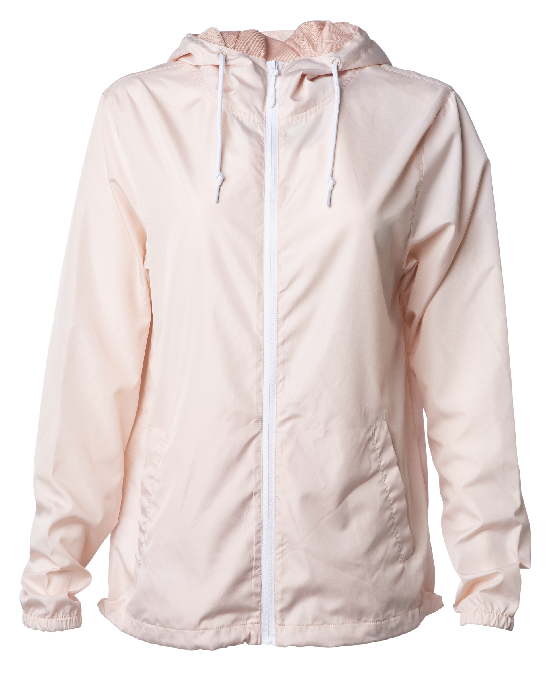 EXP54LWZ - Lightweight Windbreaker Jacket - Blush White / XS - COATS & JACKETS