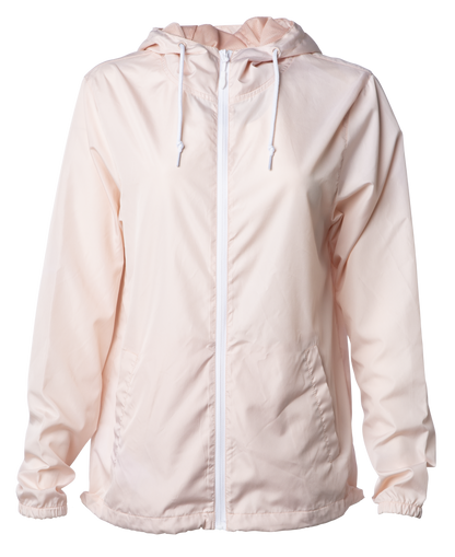 EXP54LWZ - Lightweight Windbreaker Jacket - Blush White / XS - COATS & JACKETS