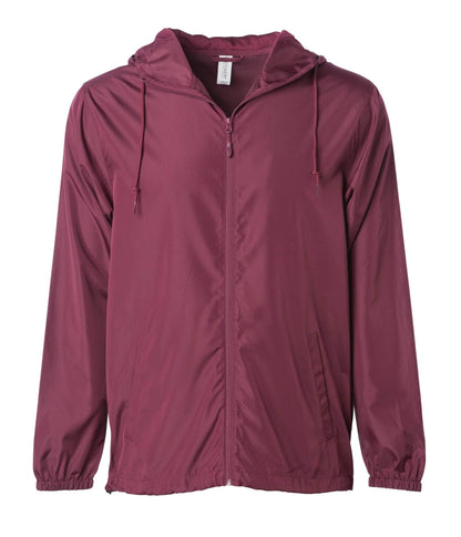EXP54LWZ - Lightweight Windbreaker Jacket - Maroon / XS - COATS & JACKETS