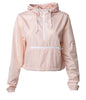 EXP64CRP - Women’s Lightweight Crop Windbreaker - Blush White / XS - COATS & JACKETS
