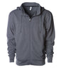 EXP80PTZ - Poly-Tech Zip Hooded Sweatshirt - Gunmetal / XS - CLOSE