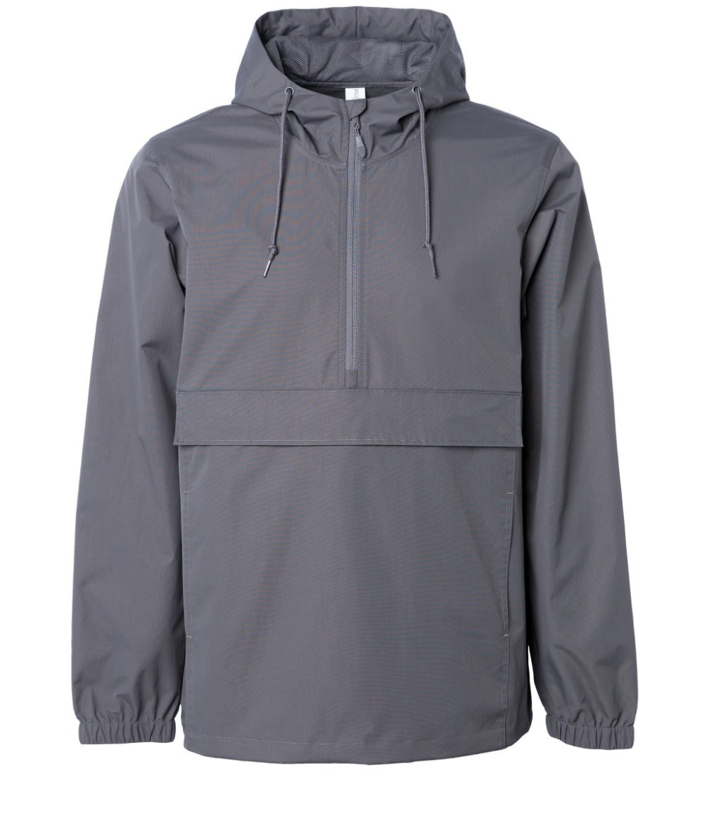 EXP94NAW - Water Resistant Windbreaker Anorak Jacket - Graphite / XS - COATS & JACKETS