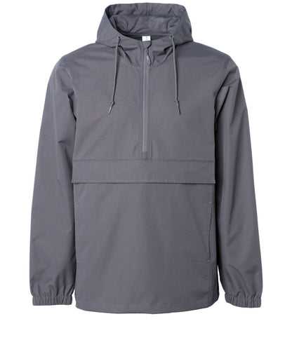 EXP94NAW - Water Resistant Windbreaker Anorak Jacket - Graphite / XS - COATS & JACKETS
