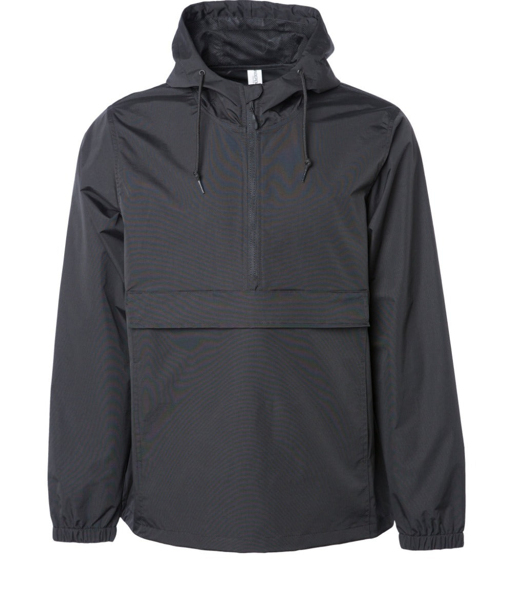 EXP94NAW - Water Resistant Windbreaker Anorak Jacket - Black / XS - COATS & JACKETS